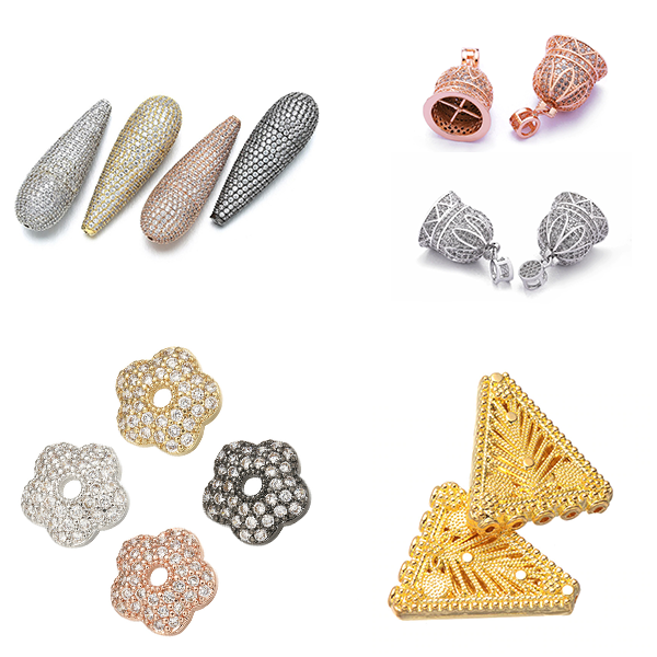 Bead Caps, Pendant Caps, & Bead Cones in Sterling Silver and Gold-filled Metals
