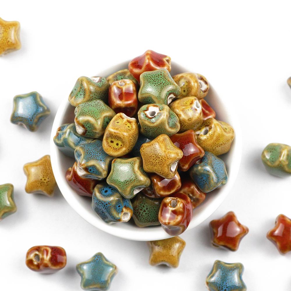 Ceramic Beads in All Shapes and Sizes for Jewelry Making