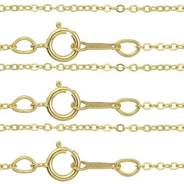 Silver and Gold-filled Finished Necklace Chain In All Styles and Lengths