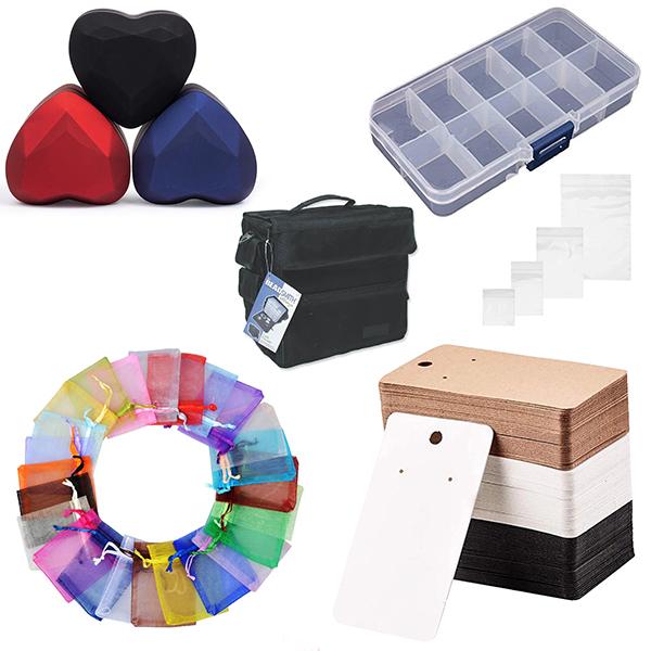Zip Lock Bags, Bead Organizers, Jewelry Boxes, and Jewelry Cards
