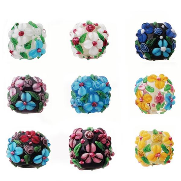 Lamp-work Glass Beads for Jewelry Design