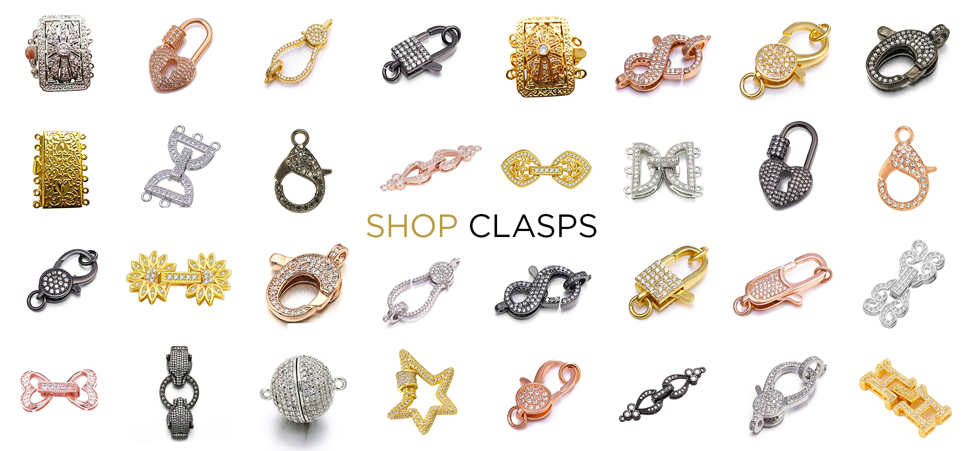 Clasps, Box Claps, Lobster Clasps, Gold Clasps