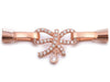 Rose Gold Plated Bow Shaped Connectors
