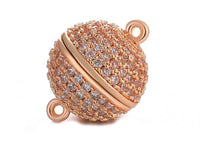Rose Gold Plated 10mm Magnetic Clasp