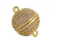 Yellow Gold Plated 10mm Magnetic Clasp