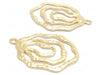 24K Gold Plated Earring Findings Top