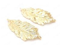 24K Gold Plated Leaf Connectors Top