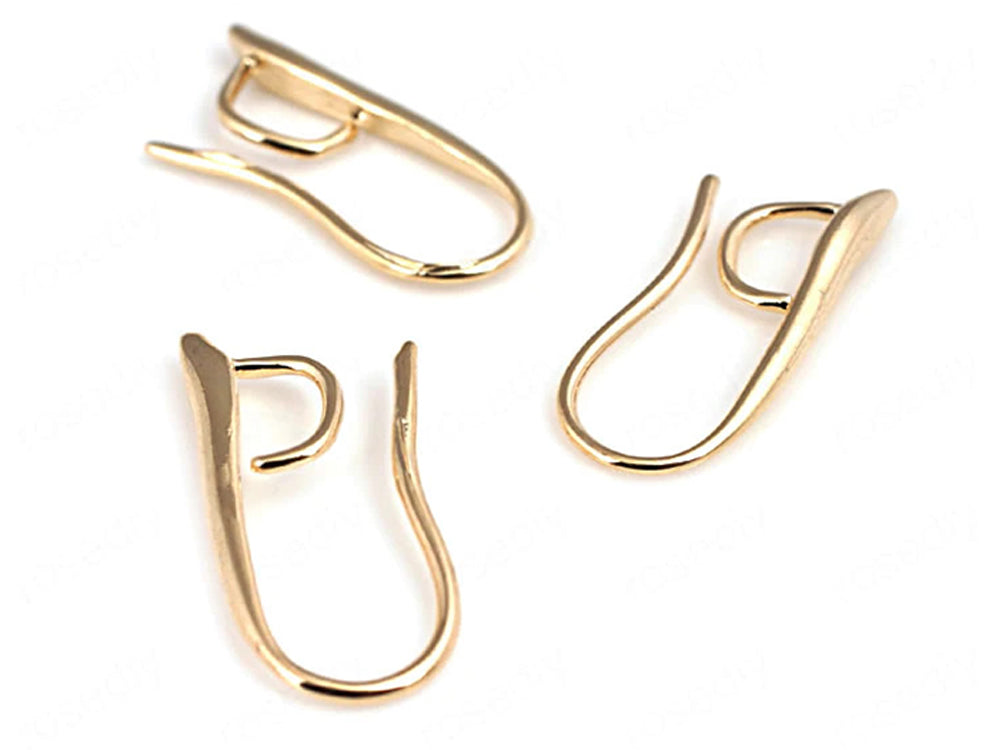 24K Gold Plated Modern/Clean Design Earring Findings