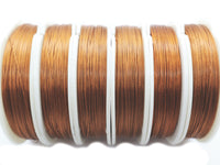 Tiger Tail Beading Wire in a Copper Color