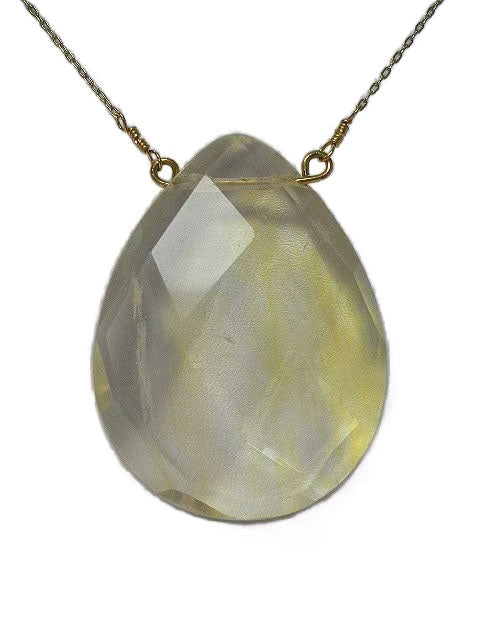 JLo Monster In Law Class Pineapple Quartz Necklace