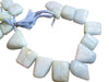 Chalcedony Beads Carved Leaf