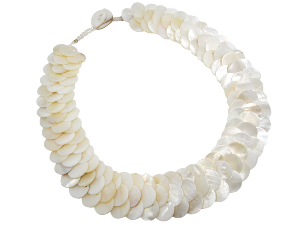 Mother of Pearl Bead Necklace