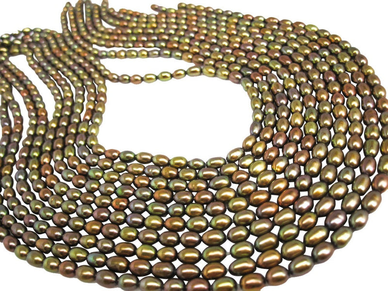 Bronze Pearls Beads
