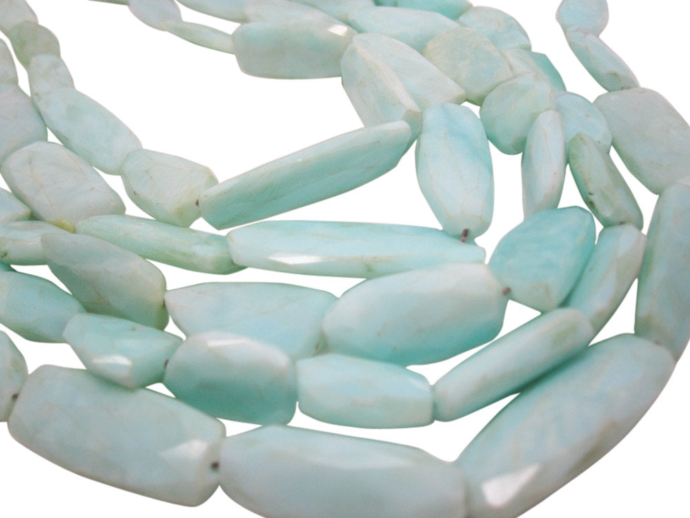 Peruvian Opal Beads Blue Opal Faceted Nuggets – Crown Beads