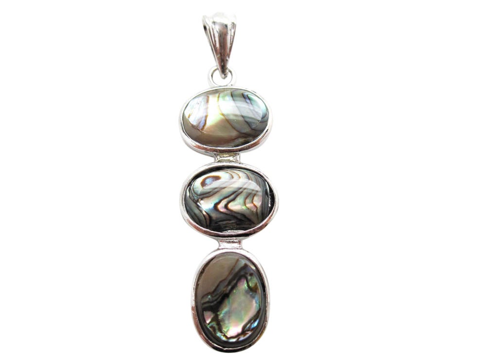 Silver Abalone Pendant