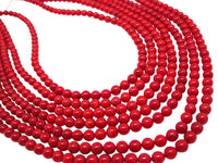 Round Coral Beads
