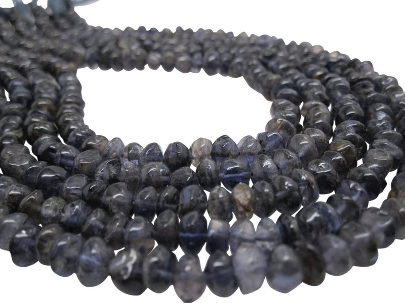 Iolite Crystal Beads
