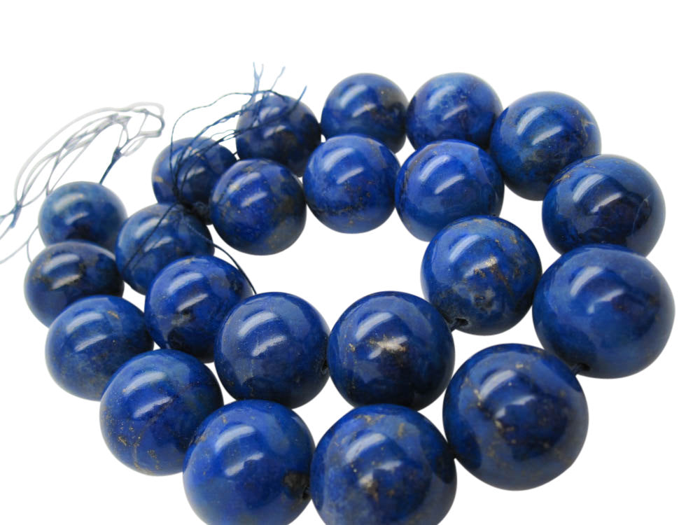 Round Lapis Stone Beads