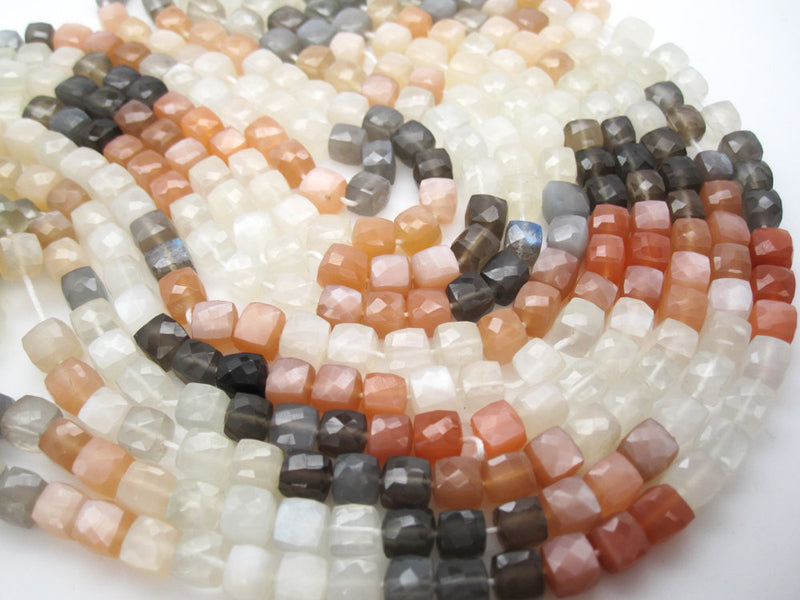 Rainbow Moonstone Beads