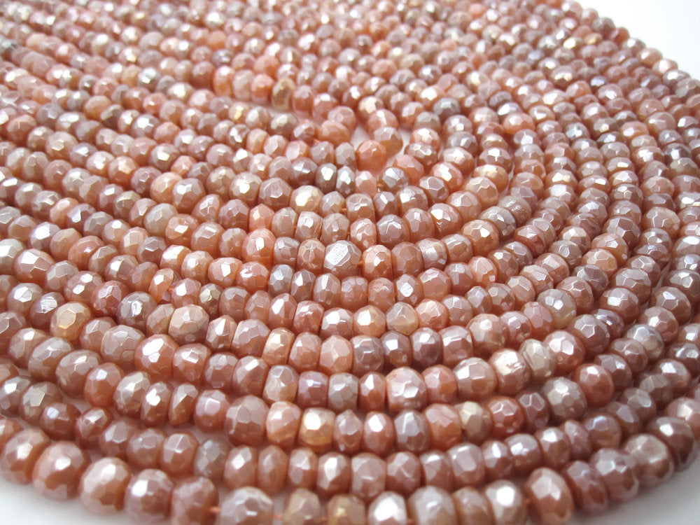 Peach Moonstone Beads