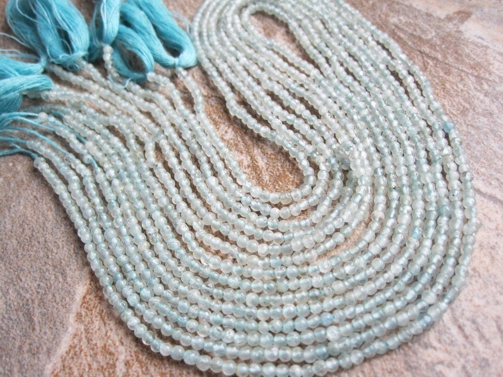 Aquamarine Crystal Beads