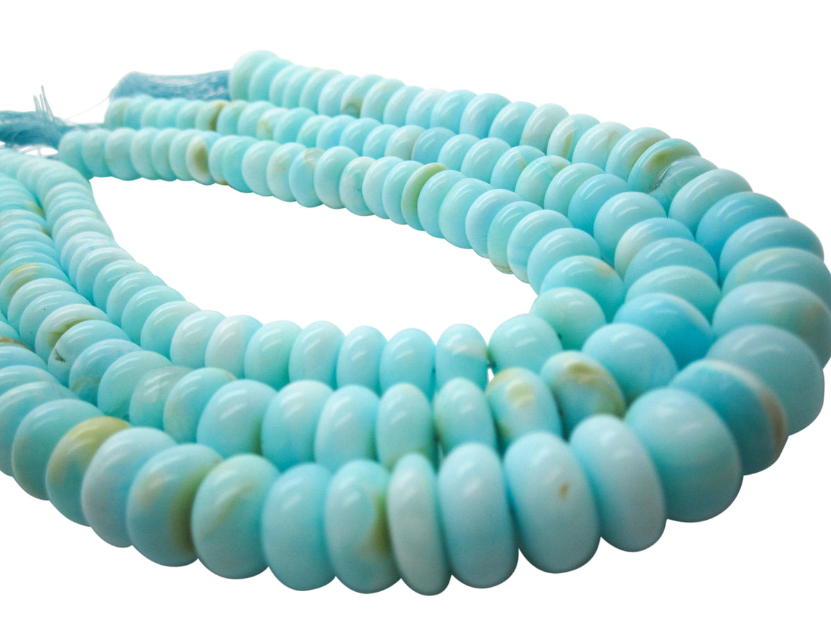 Peruvian Opal Beads in Rondelles