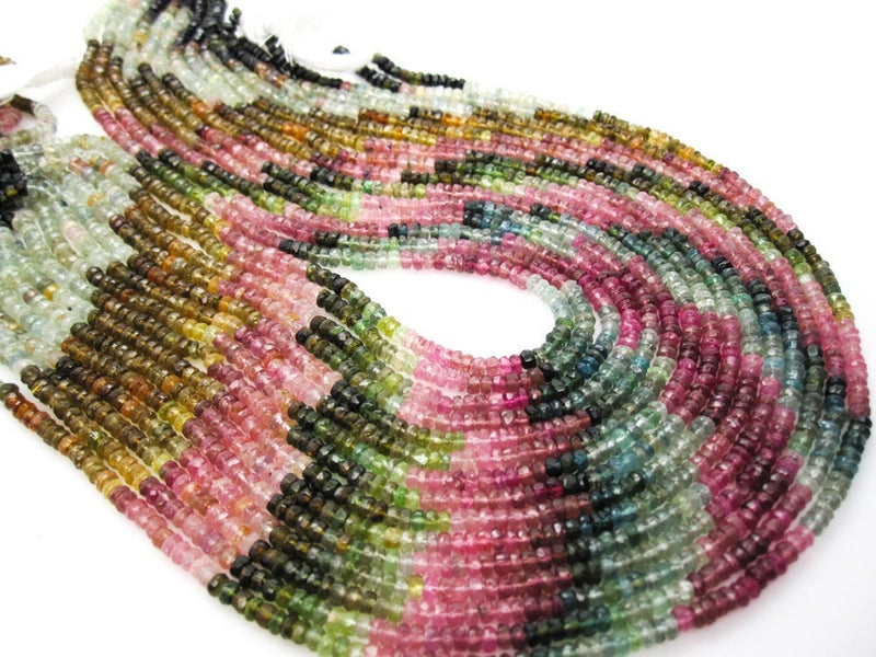 Tourmaline Stone Beads Rondelles
