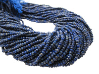 Lapis Lazuli Beads in Faceted Rondelles