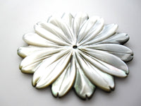 Mother of Pearl Flower Pendant