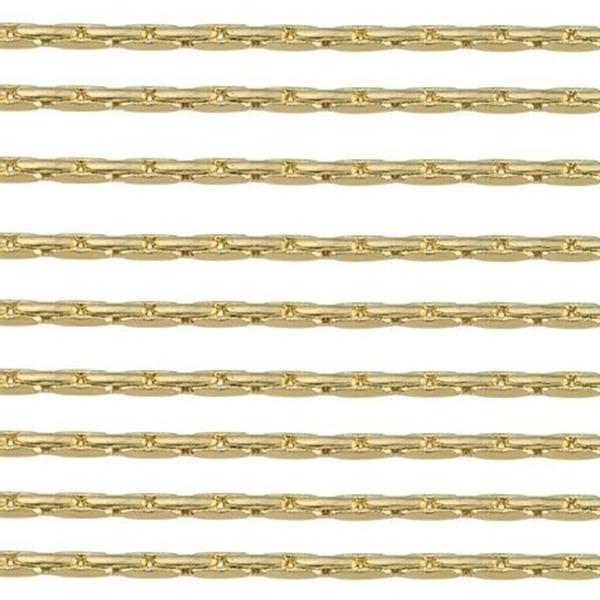 Beading Chain Sold By The Foot in Sterling Silver and Gold-filled Metals