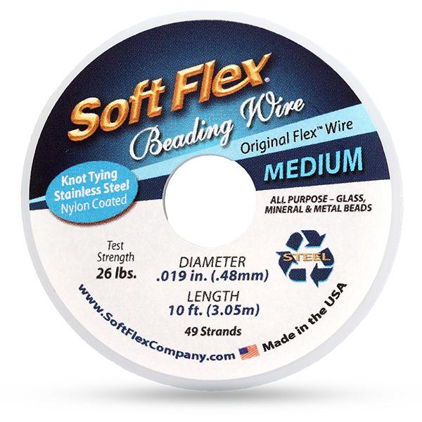 Beading Wire, Soft Flex, Accu-Flex, Tigertail, Acculon, and Beadalon Beading Wire Brands