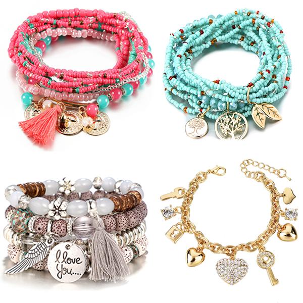 Beaded Bracelets, Statement Bracelets, Gemstone Bracelets, Gold Bracelets and Silver Bracelets
