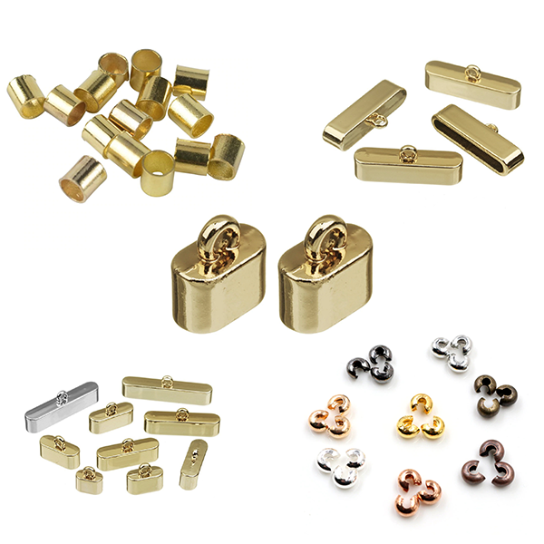Crimps, Crimp Cover and Crimp Ends in Sterling Silver and Gold-Filled