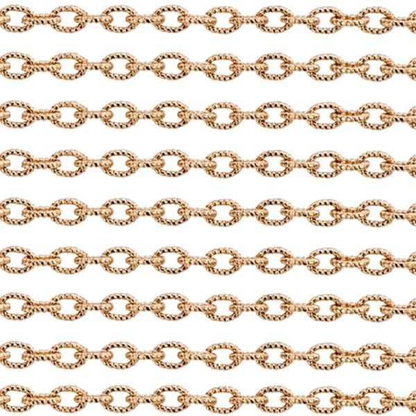 Gold-filled and Sterling Silver Diamond Cut Chain By The Foot