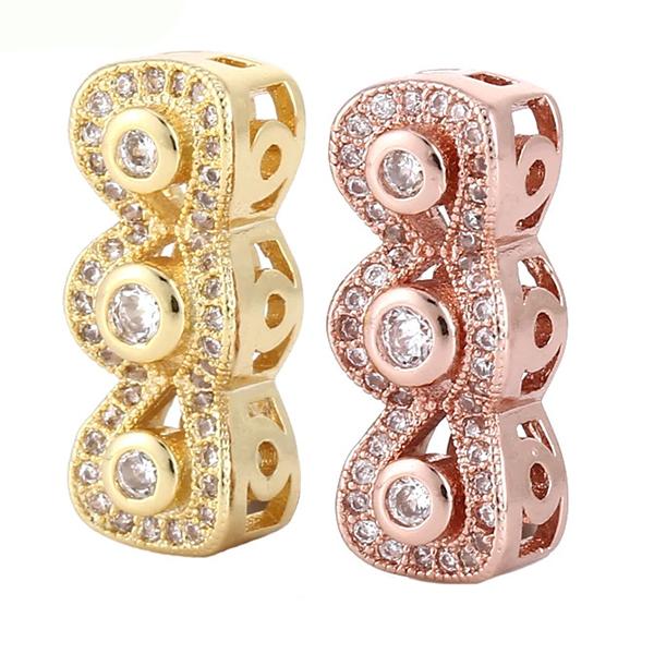 Gold and Silver Multi-Strand Spacer Bars for Jewelry Designers