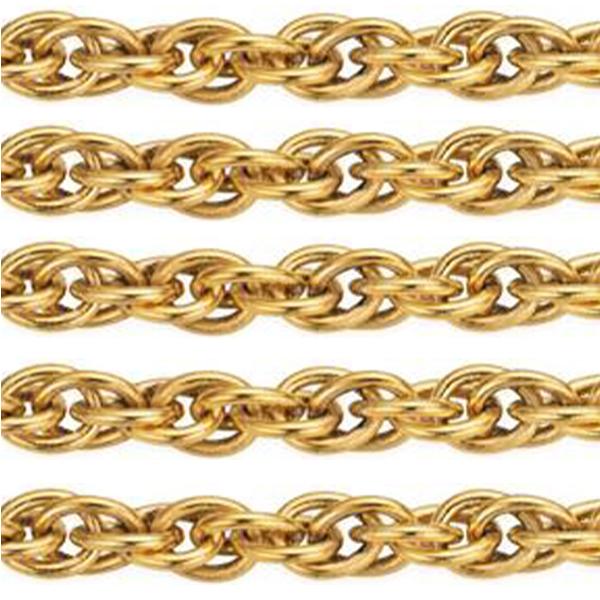 Twisted Rope Chain in Sterling Silver and Gold-filled Metals