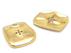 24K Gold Plated Brass Charms | Pendants | 12mm x 14mm