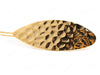 24K Gold Plated Hammered Earring Findings 