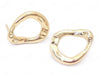 24K Gold Plated Ear Wires With Ring Top