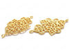 24K Gold Plated Filagree Components Side
