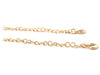 24K Gold Plated Extension Chain with Lobster Clasp and Heart Charm