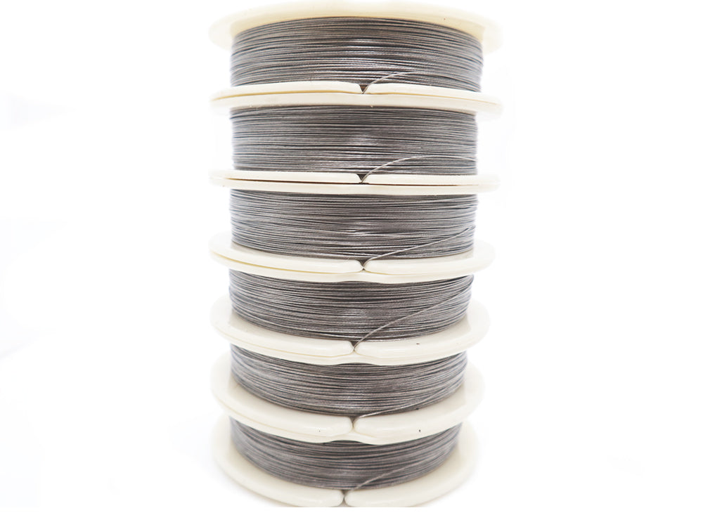 Silver Nylon Coated Stainless Steel Beading Wire