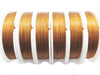 Antique Gold Tiger Tail Beading Wire in Multiple Sizes and 100 meters long