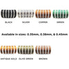 Tiger Tail Beading Wire | Beading Wire | 0.35mm-0.45mm | 100 Meters or 328 Feet | 1 Roll | Multiple Color Options