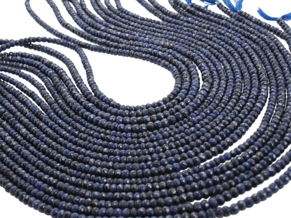 Blue Sapphire Rondelles