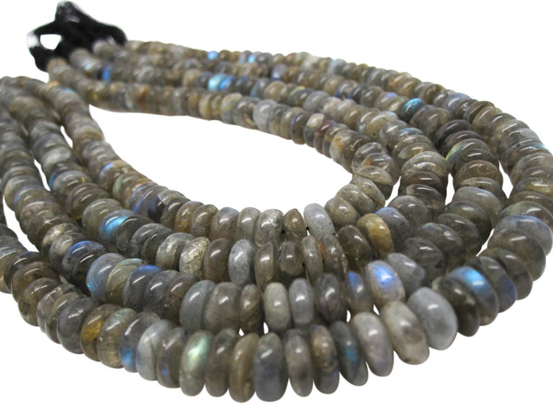 Labradorite Stone Rondelles