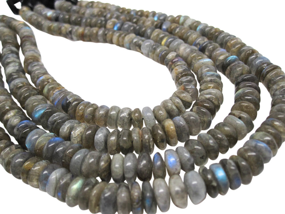 Labradorite Beads Rondelles
