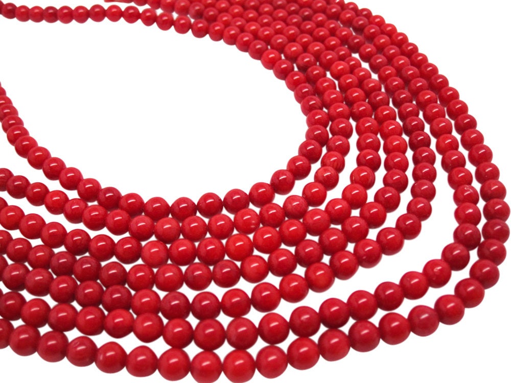 Coral Gemstone Beads