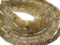 Yellow Opal Stone Rondelles