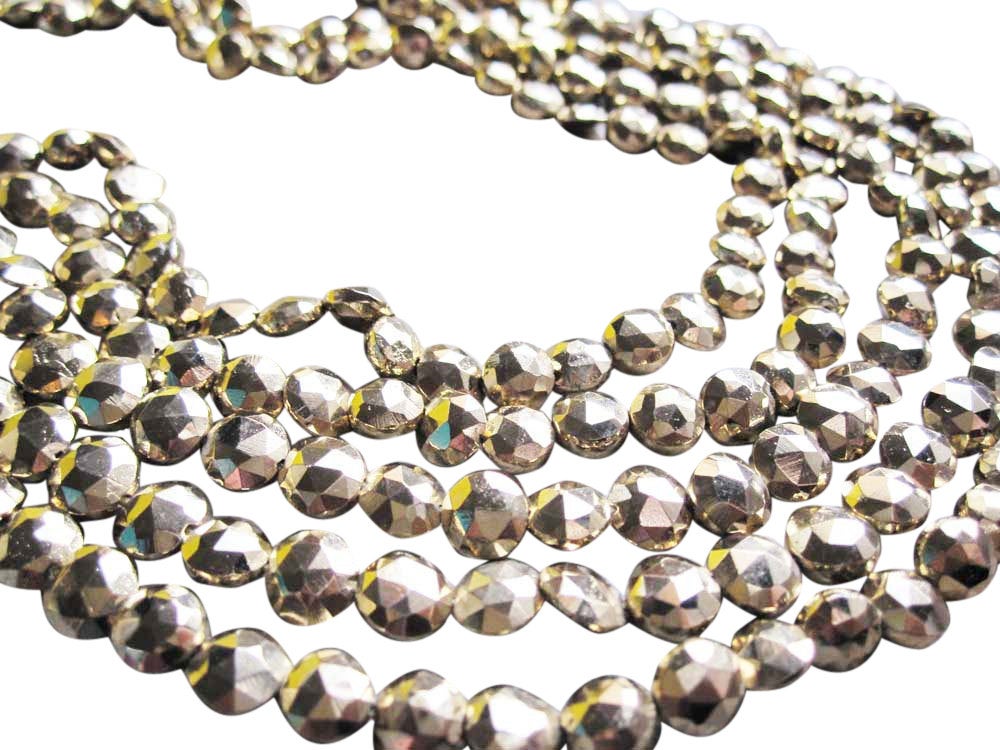Pyrite Stone Beads